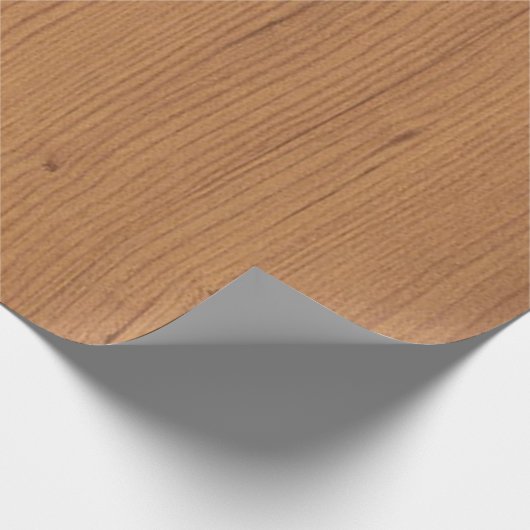 Papier Cadeau Imprimé numérique en bois Brown (Coin)