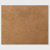 Papier Cadeau Imprimer Cuir animal Brown Faux (Plat)