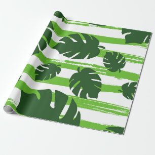 Papier Cadeau Imprimer été jungle exotique plante palmier tropic