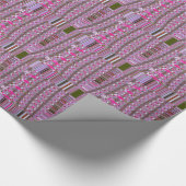 Papier Cadeau Imprimer l'art Motif Abstrait dense et complexe (Coin)