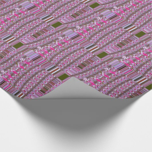 Papier Cadeau Imprimer l'art Motif Abstrait dense et complexe (Coin)