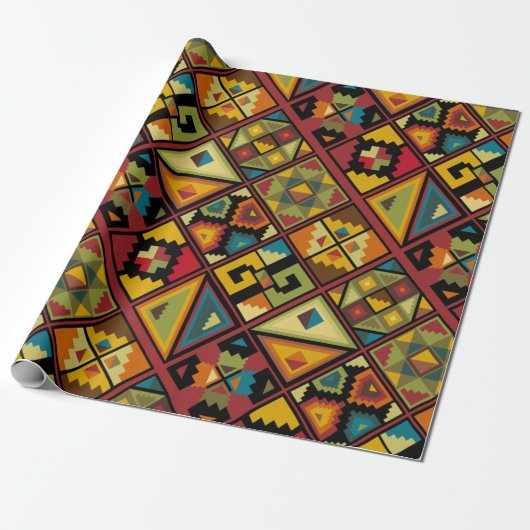 Papier Cadeau Imprimerie africaine (Déroulé)