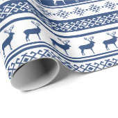 Papier Cadeau Imprimerie de Noël (Coin rond)