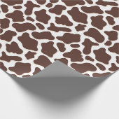 Papier Cadeau Imprimés de vache chic (Coin)