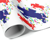 PAPIER CADEAU INCIPIO ÉQUESTRE (Coin rond)