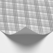 Papier Cadeau Incroyable À damiers Motif De Grey (Coin)