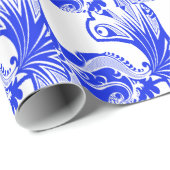 PAPIER CADEAU INCROYABLE DANS LE BLEU (Coin rond)