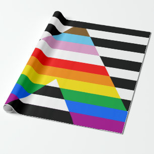 Papier Cadeau Indicateur Ally Progress Pride