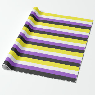 Papier Cadeau Indicateur de fierté non binaire