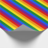 Papier Cadeau Indicateur de la fierté arc-en-ciel (Coin)