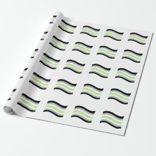 Papier Cadeau Indicateur de la vague de fierté de l'agent