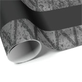 Papier Cadeau Indicateur de ligne jaune mince du distributeur (Coin rond)