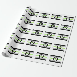 Papier Cadeau Indicateur de manifestation d'agent