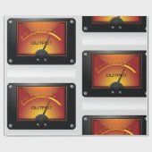 Papier Cadeau Indicateur de niveau de sortie VU Meter Audio (Plat)