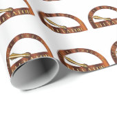 Papier Cadeau Indicateur de plancher de l'ascenseur isolé (Coin rond)