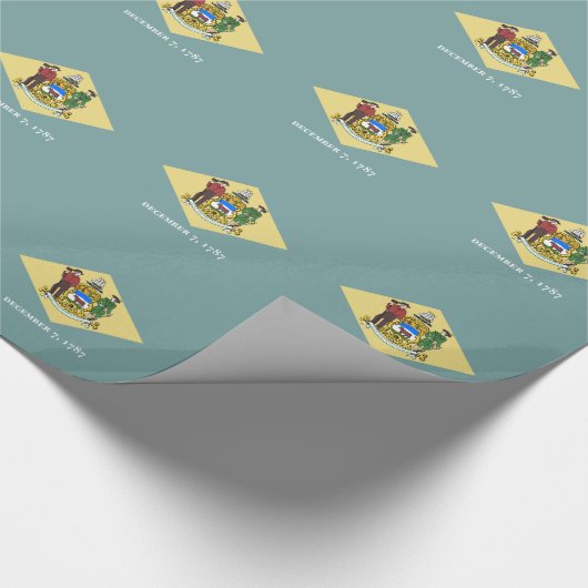 Papier Cadeau Indicateur d'état du Delaware (Coin)