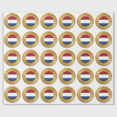 Papier Cadeau Indicateur Pays-Bas (Plat)