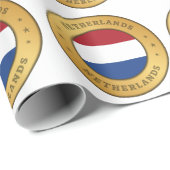 Papier Cadeau Indicateur Pays-Bas (Coin rond)