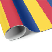 Papier Cadeau Indicateur Roumanie (Coin rond)