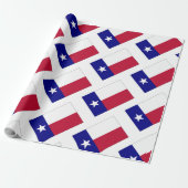 Papier Cadeau Indicateur Texas Lone Star (Déroulé)