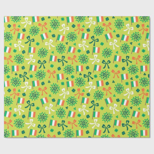 Papier Cadeau Indicateurs d'Irlande (Plat)