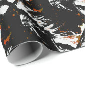 Papier Cadeau Indien d'Amerique indigène (Coin rond)