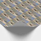 Papier Cadeau Indiens sioux en raquettes Lancing Buffalo (Coin)