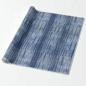 Papier Cadeau Indigo africain Mudcloth (Déroulé)