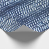 Papier Cadeau Indigo africain Mudcloth (Coin)