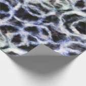 Papier Cadeau indigo shibori recyclé : (Coin)