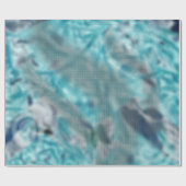 Papier Cadeau Indigo Splash baisse (Plat)