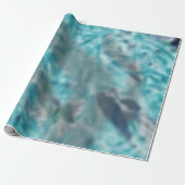 Papier Cadeau Indigo Splash baisse (Déroulé)