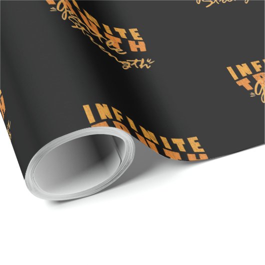 Papier Cadeau Infinite Truth, Gentle Strength Wrapping Paper (Coin rond)
