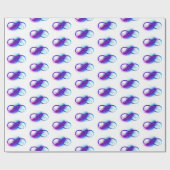 Papier Cadeau Infinity with purple feather (Plat)