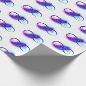 Papier Cadeau Infinity with purple feather (Coin)