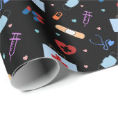 Papier Cadeau Infirmière de la RN Étudiante en soins infirmiers (Coin rond)