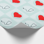 Papier Cadeau Infirmière de stéthoscope Médicale ou cadeau de mé (Coin)