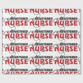 Papier Cadeau Infirmière inscrite (Plat)