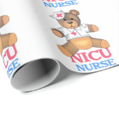 Papier Cadeau Infirmière NICU (Coin rond)