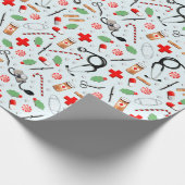 Papier Cadeau Infirmière Noël (Coin)