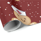 Papier Cadeau infirmière praticienne de Noël Étudiante en pédiat (Coin rond)