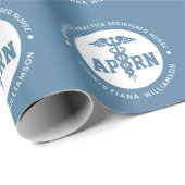 Papier Cadeau Infirmière professionnelle avancée de l'APRN (Coin rond)