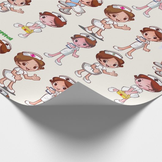 Papier Cadeau Infirmière spéciale (Coin)