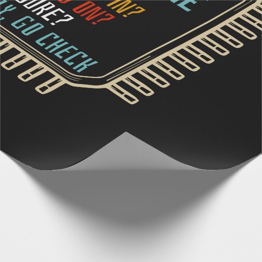 Papier Cadeau Information Technology Tech Technical Support Gift (Coin)