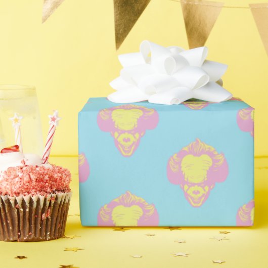 Papier Cadeau informatique | Motif principal Pennywise Pastel (Fête d'anniversaire)