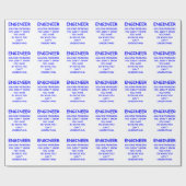 Papier Cadeau ingénieur (Plat)
