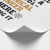 PAPIER CADEAU INGÉNIEUR MÉCANIQUE (Coin)