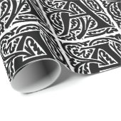 Papier Cadeau Initiale A (Coin rond)