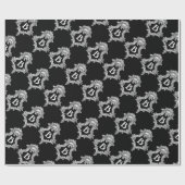 Papier Cadeau Initiale de monogramme B (Plat)