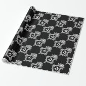 Papier Cadeau Initiale de monogramme B (Déroulé)